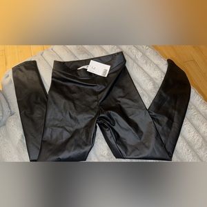 H&M black leggings little girls size 9/10